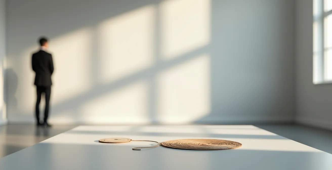 Metaphorische Darstellung von digitalem Tracking und Datenschutz