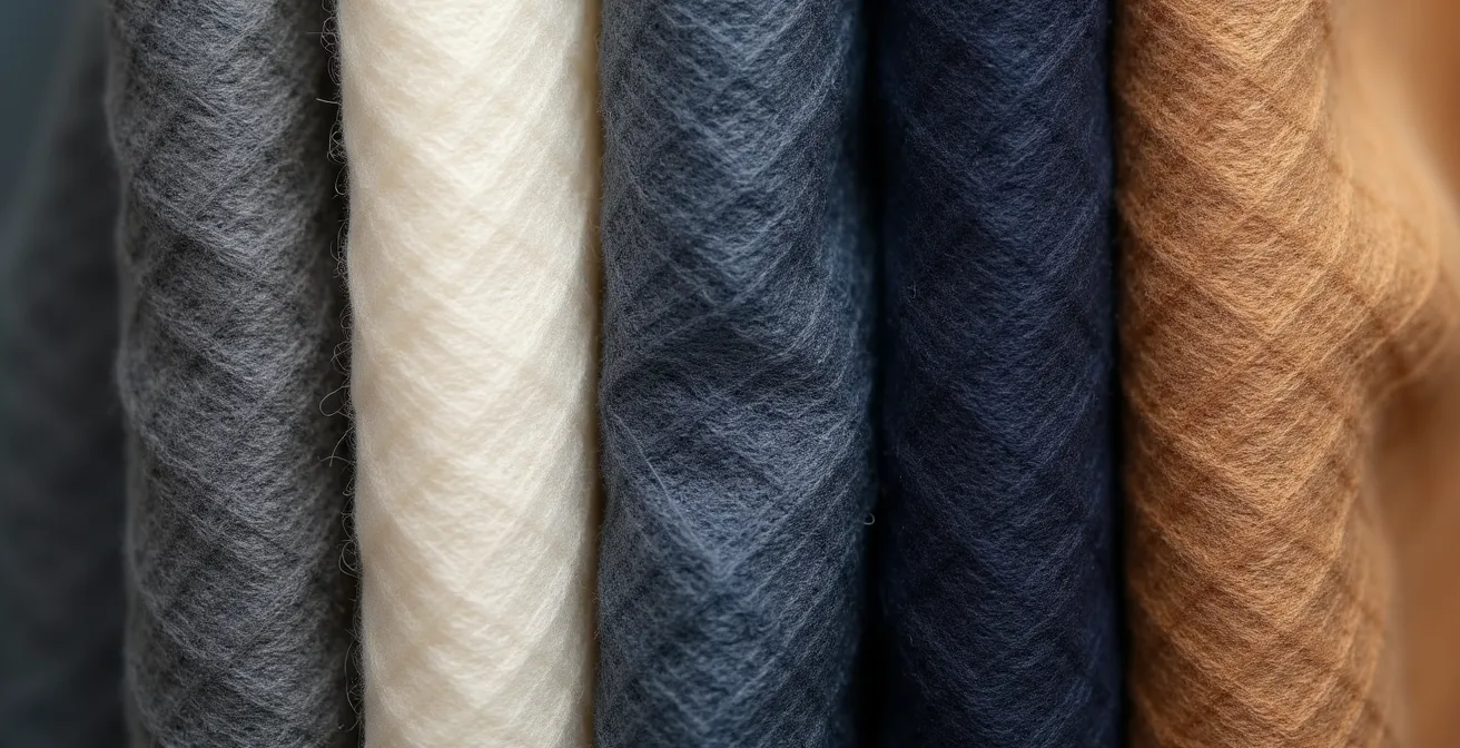 Vielseitigkeits-Matrix zeigt modulare Kombinationsmöglichkeiten der Capsule Wardrobe