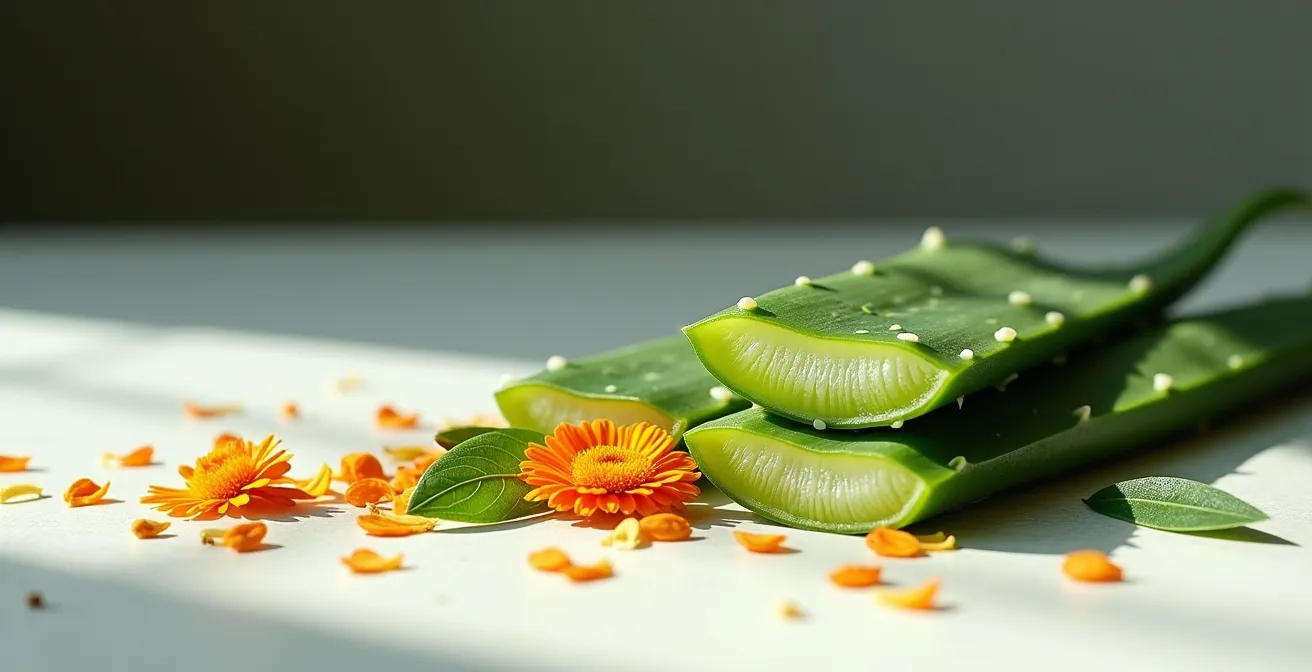 Natürliche Hautregeneration mit pflanzlichen Wirkstoffen