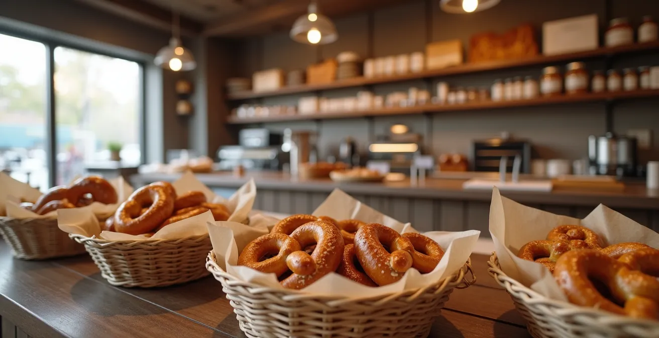 Frische Laugenbrezeln in Papiertüte zur optimalen Aufbewahrung