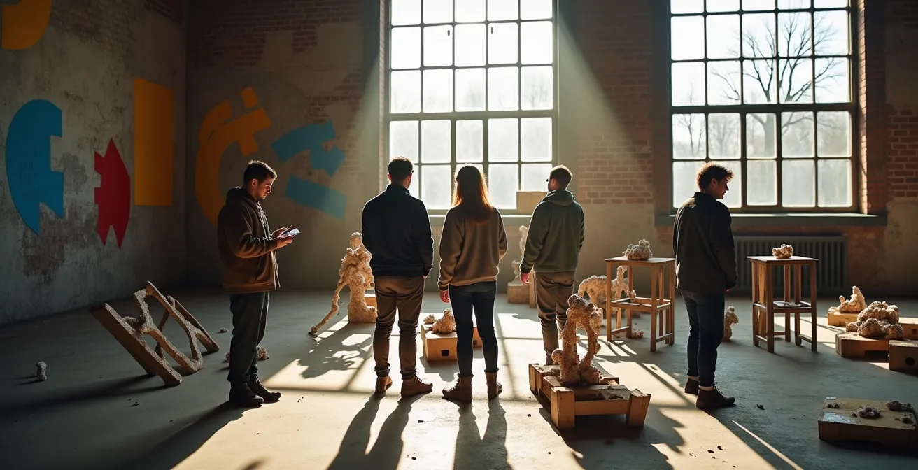 Kreative Kunsträume im Leipziger Westen mit DIY-Ästhetik